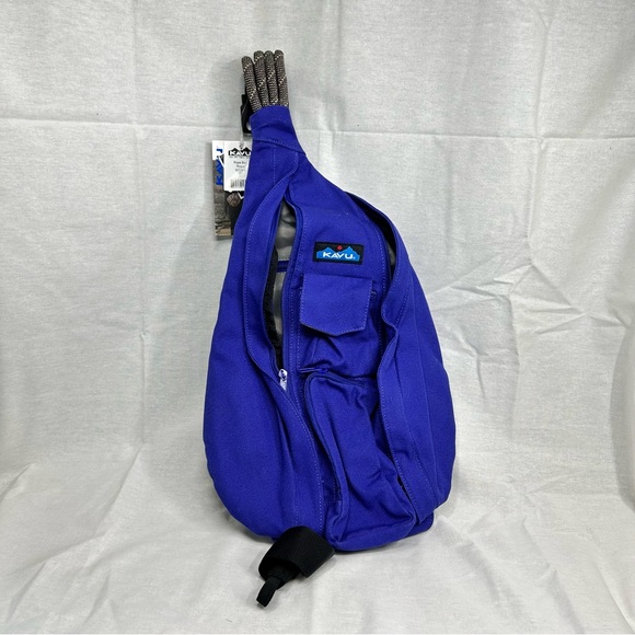Kavu Royal Blue Rope Sling Bag NWT - Picture 2 of 10